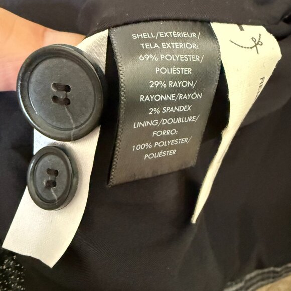 Ann Taylor Gray Plaid Modern Fit Blazer with Belt Size 8 - Picture 4 of 4